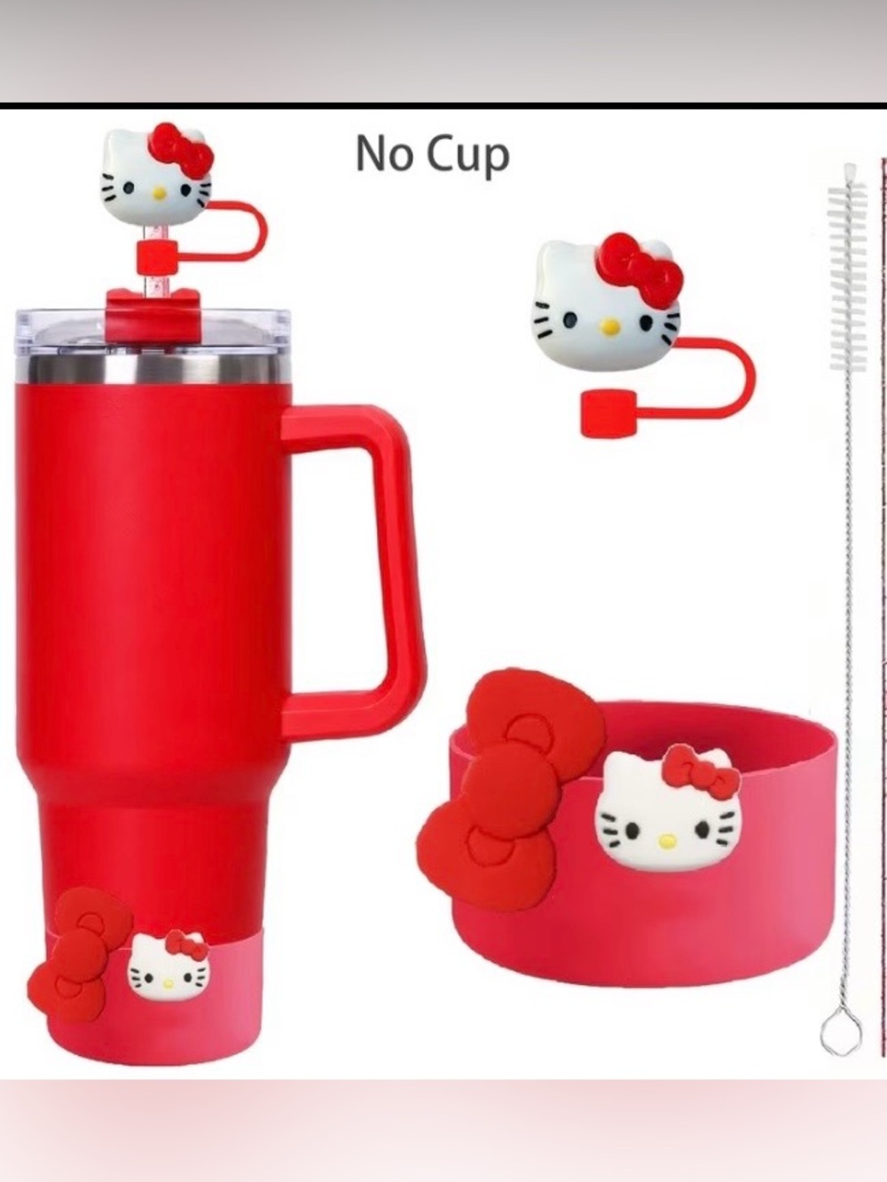 Sanrio Hello Kitty 6 Piece 40oz. Bundling Accessory Set